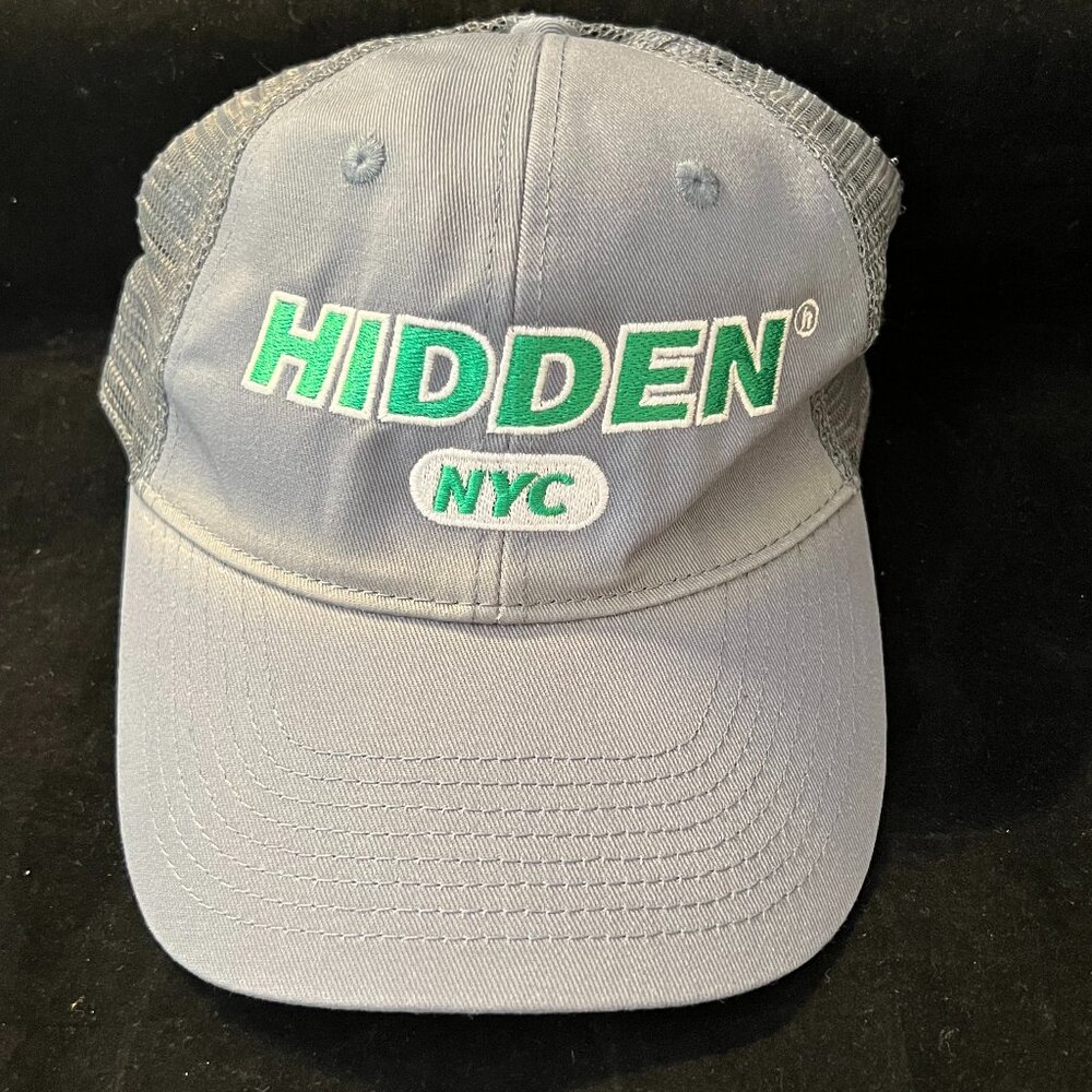 Hidden NY Sportscenter Trucker Hat - Blue NWT